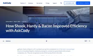Preview of the Shook, Hardy & Bacon Case Study