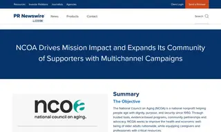 Preview of the National Council on Aging (ncoa) Case Study