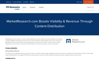 Preview of the MarketResearch.com Case Study
