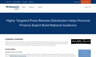 Preview of the Michelle Damico Communications (mdc) Case Study
