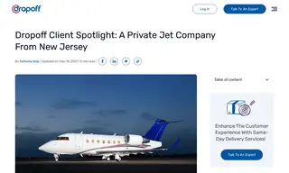 Preview of the On-demand Chartered Plane Company Case Study