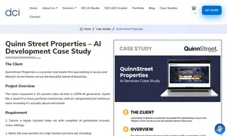 Preview of the QuinnStreet Properties Case Study