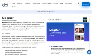 Preview of the Magzter Case Study