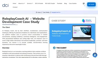 Preview of the RoleplayCoach AI Case Study