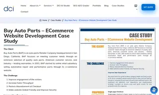 Preview of the Buy Auto Parts (bap) Case Study