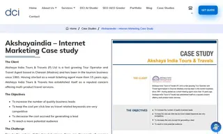 Preview of the Akshaya India Tours & Travels (P) Ltd Case Study