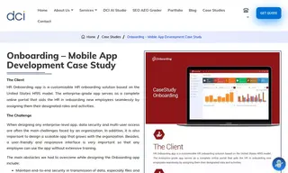 Preview of the HR Onboarding App Case Study