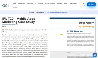 Preview of the DCI Mobile Studios Case Study