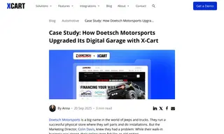 Preview of the Doetsch Motorsports Case Study