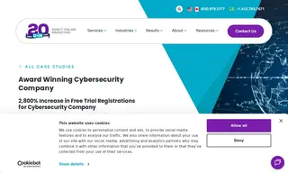 Preview of the Award Winning Cybersecurity Company Case Study