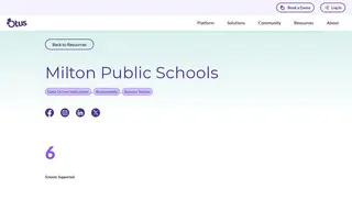 Preview of the Milton Public Schools Case Study