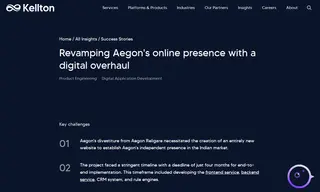 Preview of the Aegon Life Case Study