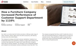 Preview of the Online Store for Furniture and Decor Case Study