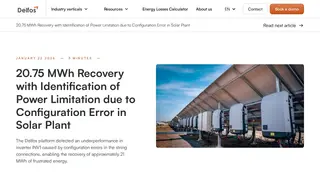 Preview of the One of Our Clients' Solar Plants Case Study