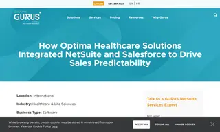 Preview of the Optima Healthcare Solutions Case Study