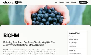 Preview of the Biohm Case Study