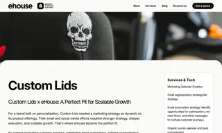 Preview of the Custom Lids Case Study