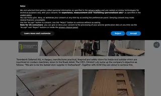 Preview of the Türenfabrik Safenwil AG Case Study