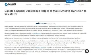 Preview of the Dakota Financial Case Study