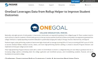 Preview of the OneGoal Case Study