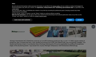 Preview of the Tschopp Holzindustrie AG Case Study