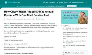 Preview of the Maid Brite Cleaning Case Study