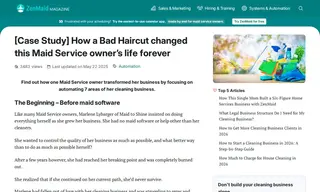 Preview of the Maid to Shine Case Study