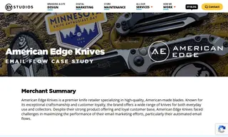 Preview of the American Edge Knives Case Study
