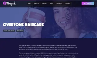 Preview of the oVertone Haircare Case Study
