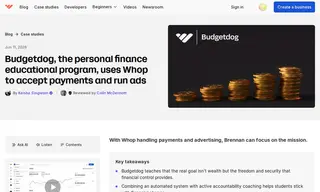 Preview of the Budgetdog Case Study