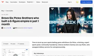 Preview of the Bravo Six Picks Case Study