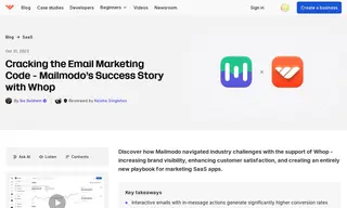 Preview of the Mailmodo Case Study