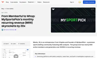 Preview of the MySportPick Case Study