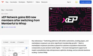 Preview of the xEP Network Case Study