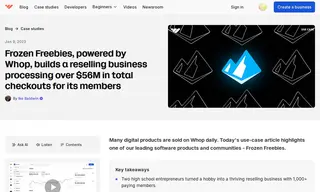 Preview of the Frozen Freebies Case Study
