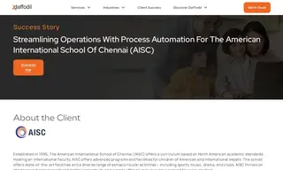 Preview of the The American International School of Chennai (aisc) Case Study