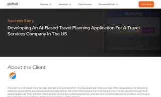 Preview of the US-based Travel Services Provider Case Study