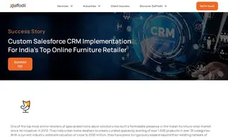 Preview of the India’s Top Online Furniture Retailer Case Study