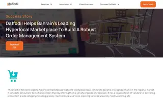 Preview of the Bahrain’s Leading Hyperlocal Marketplace Case Study