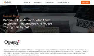 Preview of the Qdabra Software Case Study