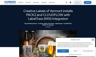 Preview of the Creative Labels of Vermont Inc Case Study