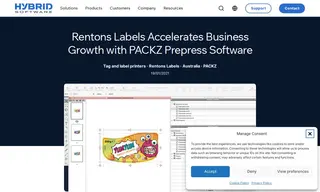 Preview of the Rentons Labels Case Study