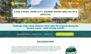 Preview of the David Arnold (Evolve Owner) Case Study