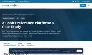 Preview of the Book Preference Platform Case Study