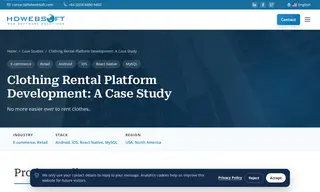 Preview of the Clothing Rental Platform Development Case Study