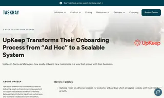 Preview of the UpKeep Case Study