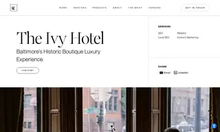 Preview of the The Ivy Hotel Case Study