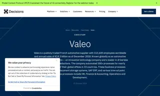 Preview of the Valeo Case Study
