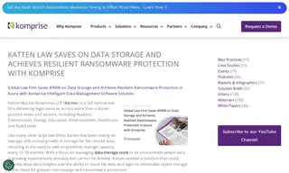 Preview of the Katten Muchin Rosenman LLP Case Study