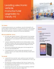 Preview of the Leading Electronic Vehicle Manufacturer Case Study